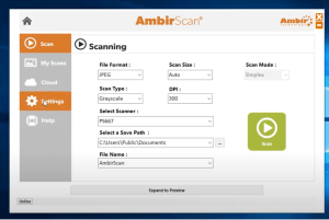 AmbirScan Software