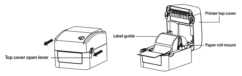 Opening the top of the LP400