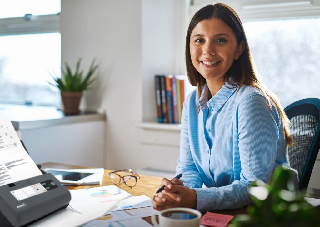 Work from home with the ImageScan Pro 820ix Scanner