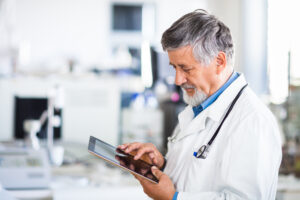 doctor on ipad