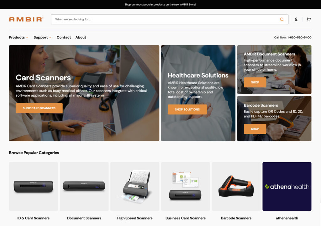 AMBIR Web Store