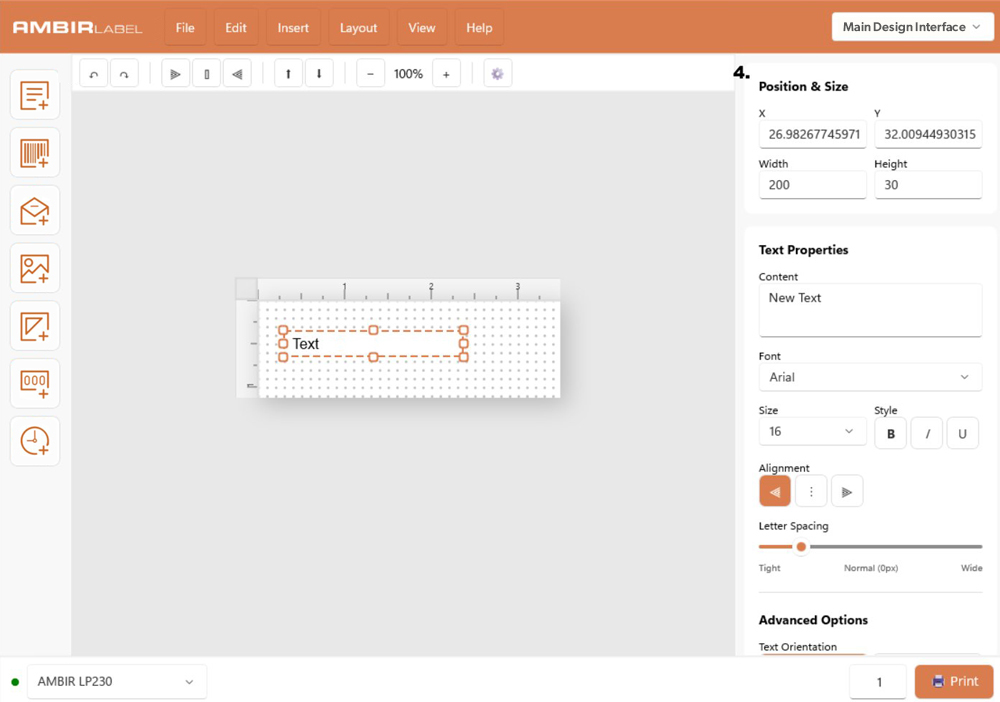AmbirLabel Software